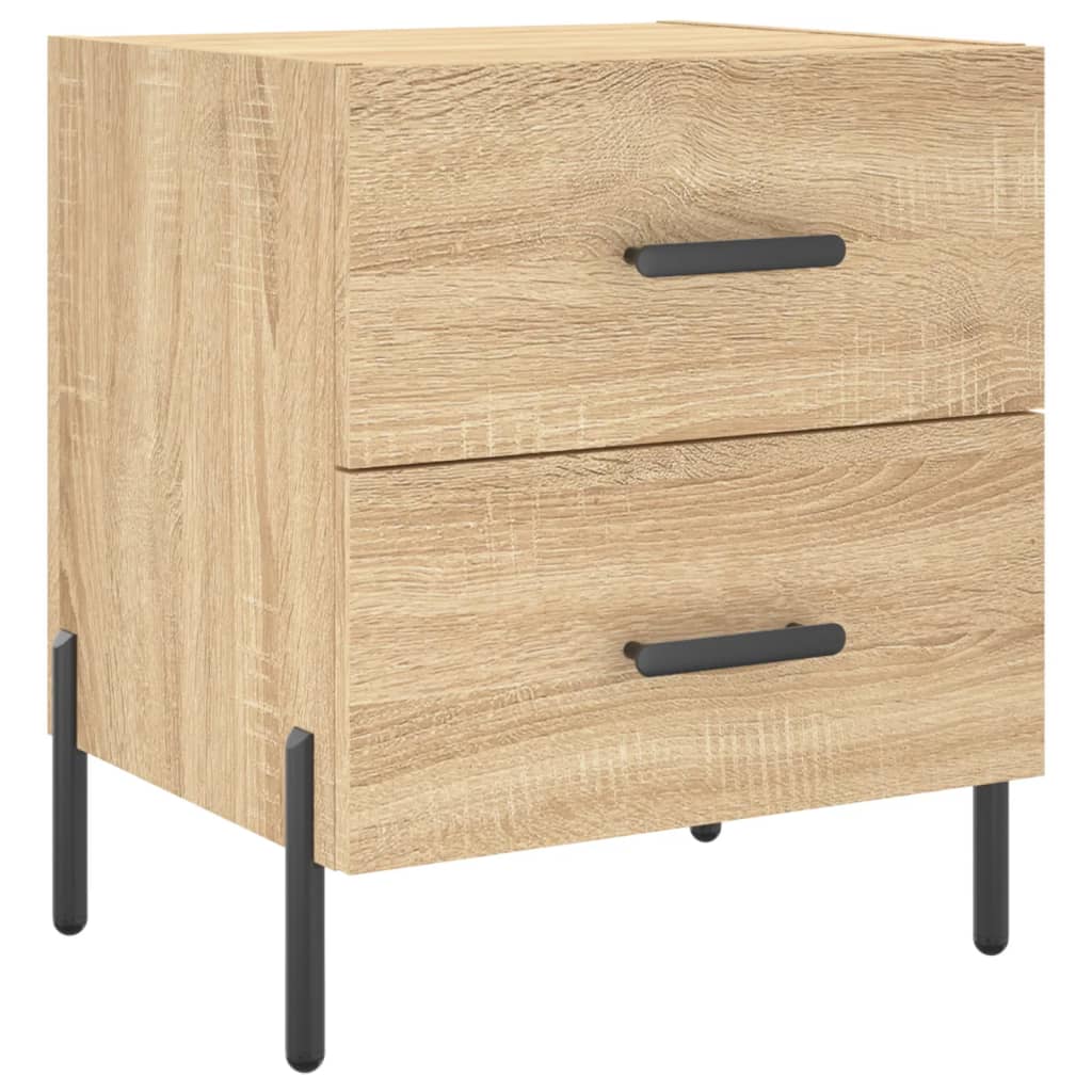 Bedside Cabinet Sonoma Oak 40x35x47.5 cm Engineered Wood