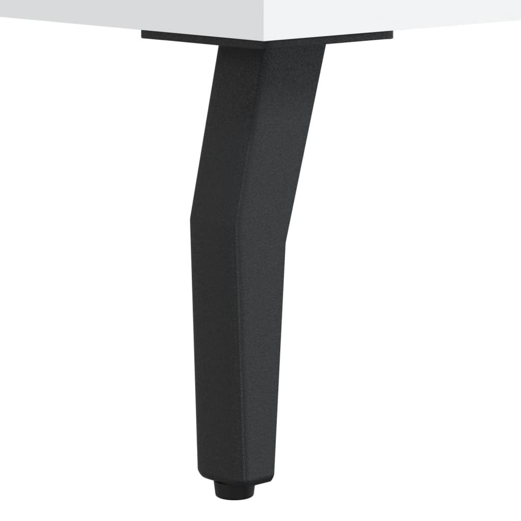 Bedside Cabinet White 40x35x47.5 cm Engineered Wood