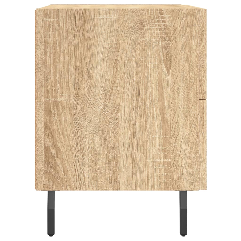 Bedside Cabinet Sonoma Oak 40x35x47.5 cm Engineered Wood