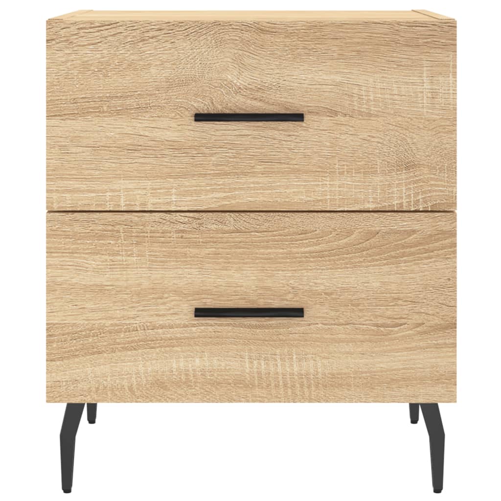 Bedside Cabinets 2 pcs Sonoma Oak 40x35x47.5 cm Engineered Wood
