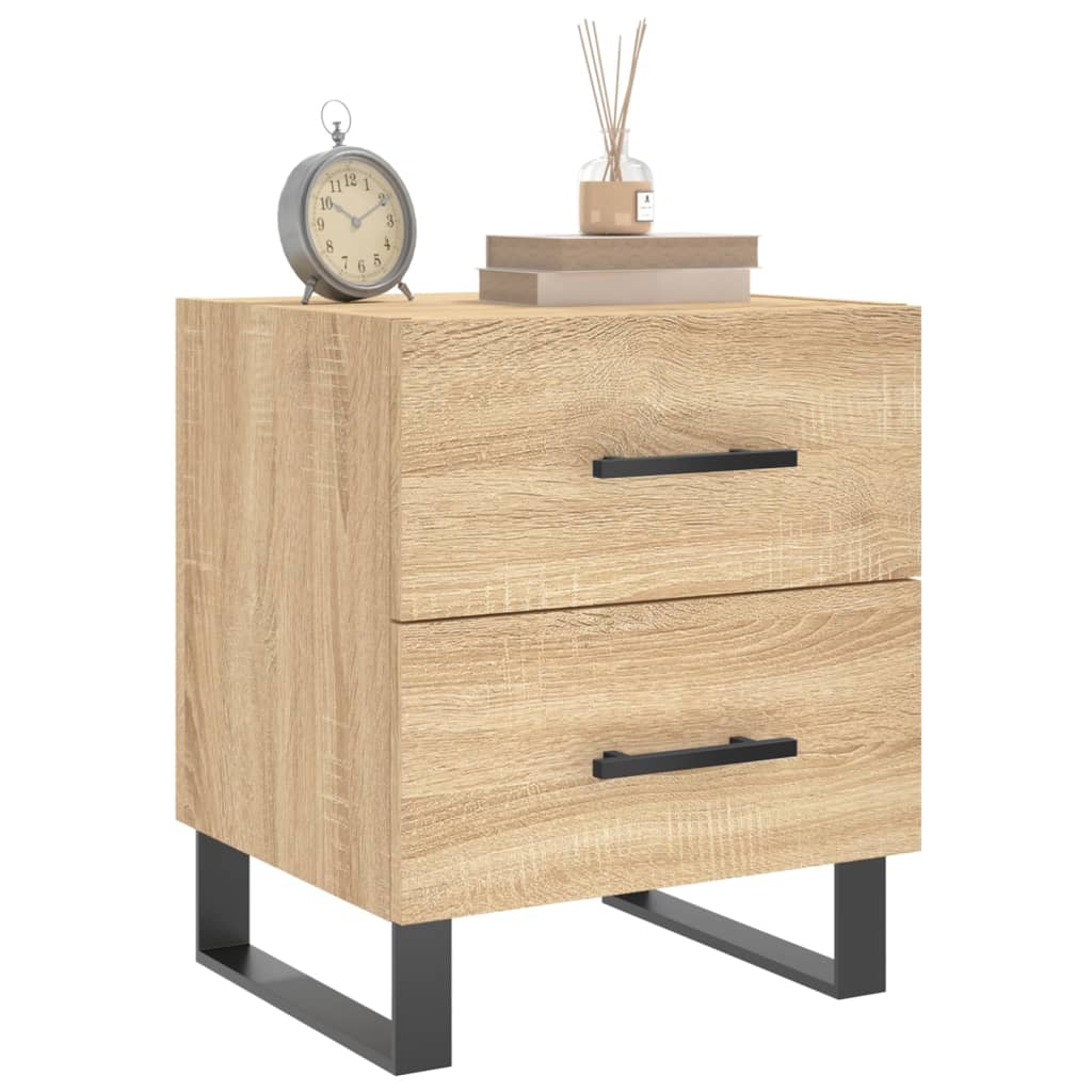Bedside Cabinets 2 pcs Sonoma Oak 40x35x47.5 cm Engineered Wood