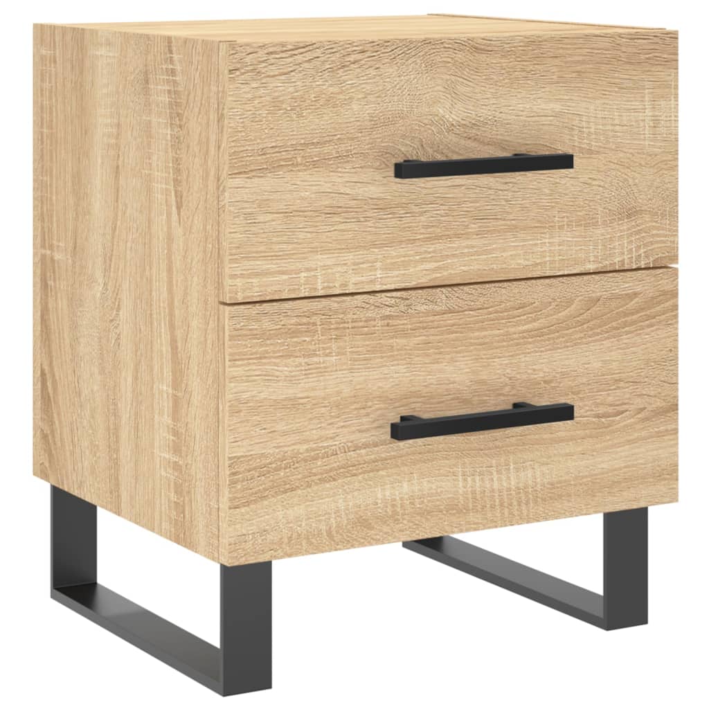 Bedside Cabinets 2 pcs Sonoma Oak 40x35x47.5 cm Engineered Wood
