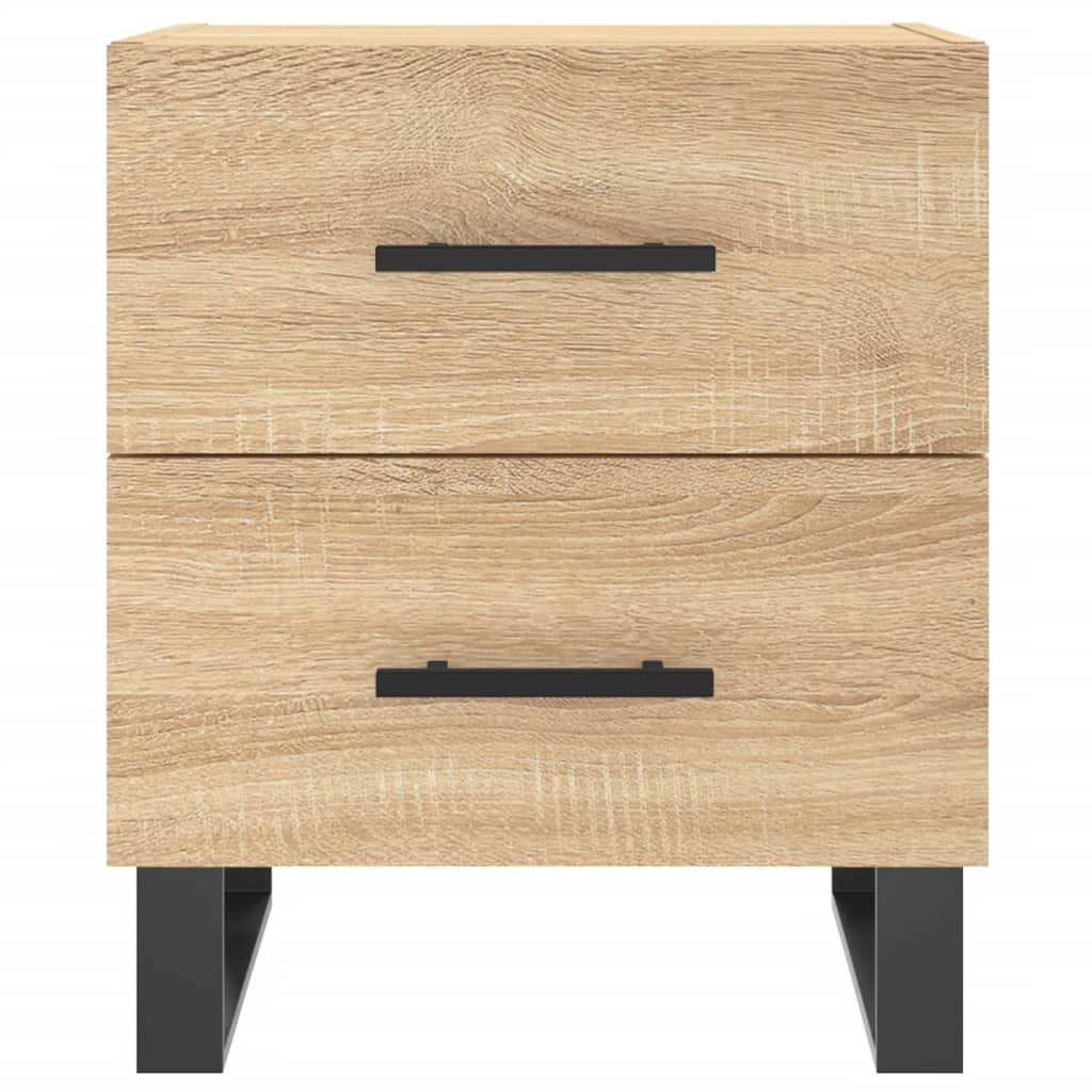 Bedside Cabinets 2 pcs Sonoma Oak 40x35x47.5 cm Engineered Wood