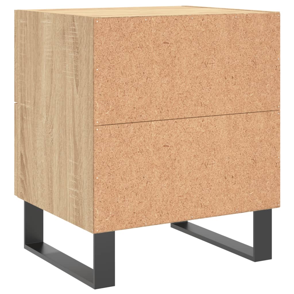 Bedside Cabinets 2 pcs Sonoma Oak 40x35x47.5 cm Engineered Wood