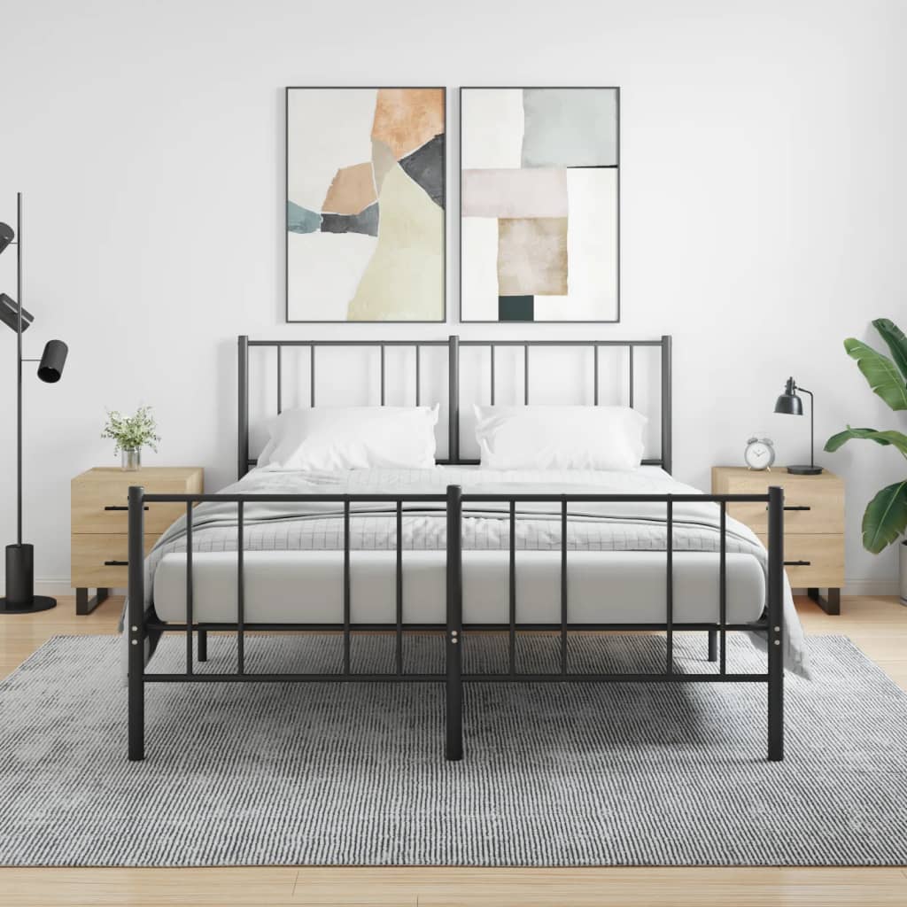 Bedside Cabinets 2 pcs Sonoma Oak 40x35x47.5 cm Engineered Wood