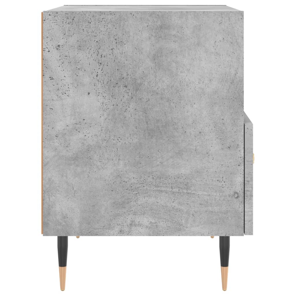 Bedside Cabinets 2 pcs Concrete Grey 40x35x47.5 cm Engineered Wood