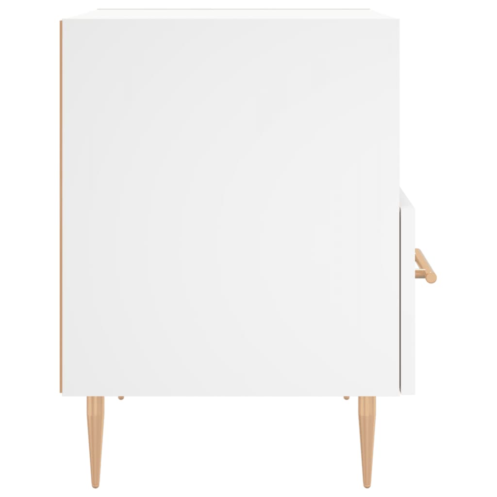 Bedside Cabinets 2 pcs White 40x35x47.5 cm Engineered Wood