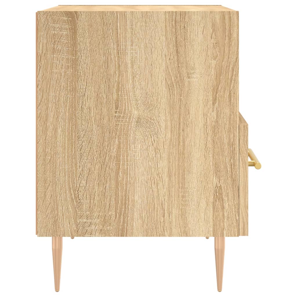 Bedside Cabinets 2 pcs Sonoma Oak 40x35x47.5 cm Engineered Wood
