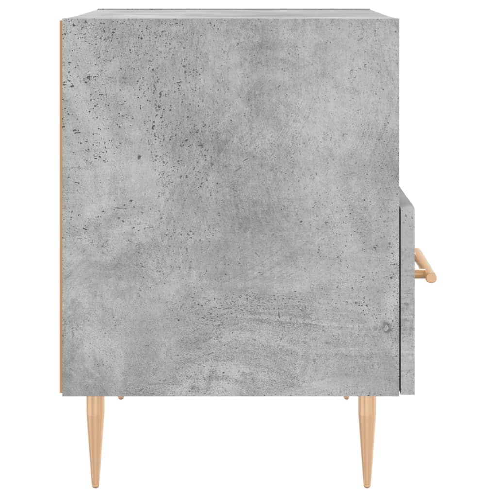 Bedside Cabinets 2 pcs Concrete Grey 40x35x47.5 cm Engineered Wood