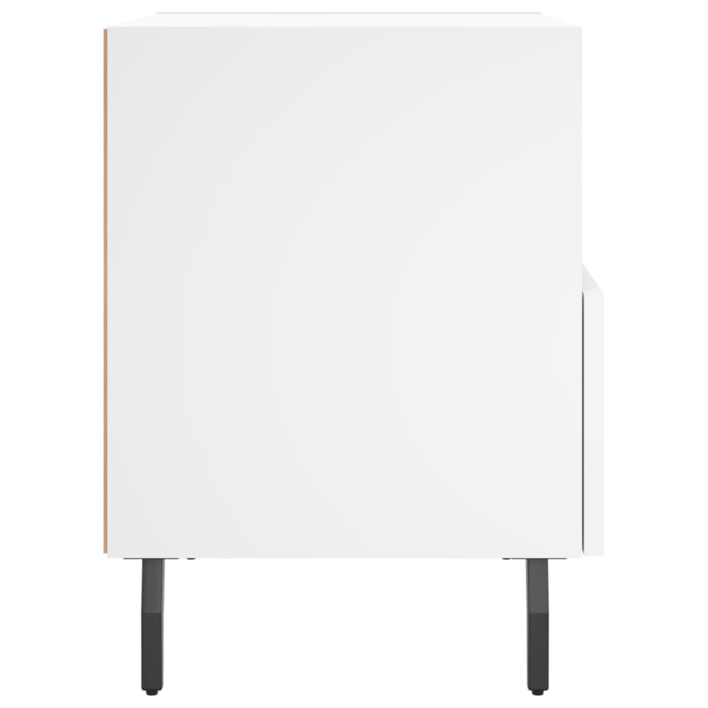 Bedside Cabinets 2 pcs White 40x35x47.5 cm Engineered Wood