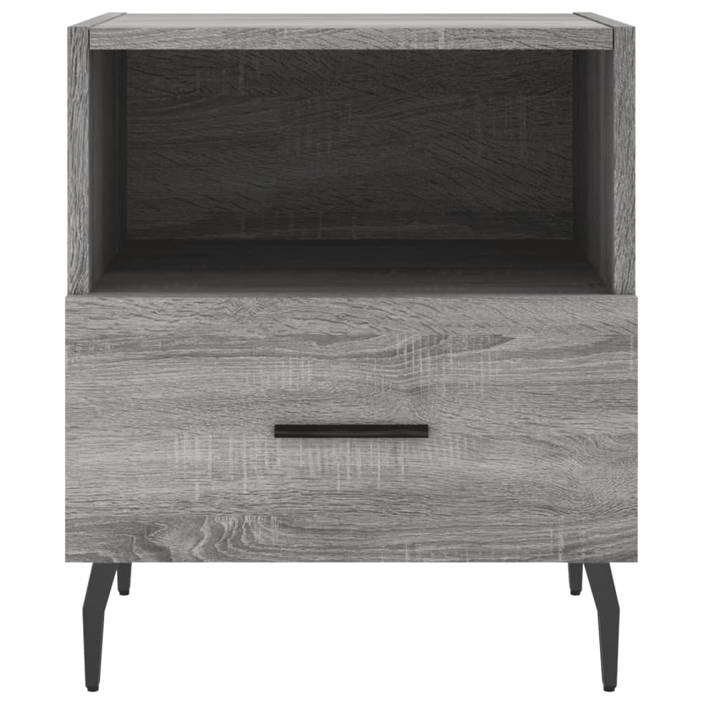 Bedside Cabinets 2 pcs Grey Sonoma 40x35x47.5 cm Engineered Wood