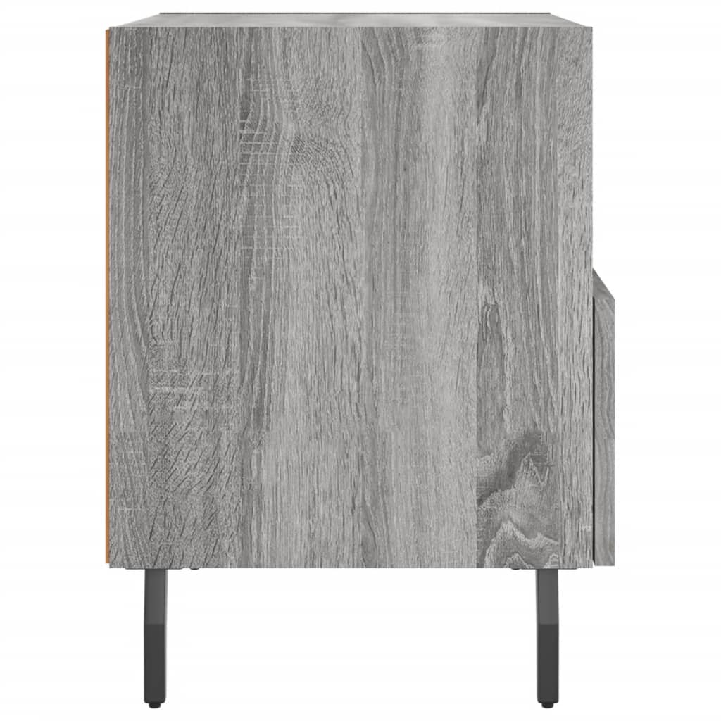 Bedside Cabinets 2 pcs Grey Sonoma 40x35x47.5 cm Engineered Wood