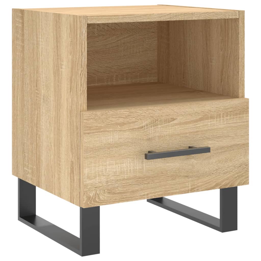 Bedside Cabinet Sonoma Oak 40x35x47.5 cm Engineered Wood