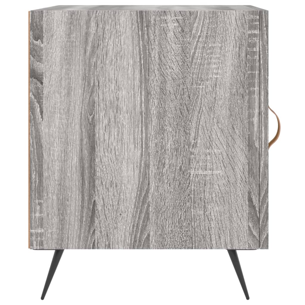 Bedside Cabinets 2 pcs Grey Sonoma 40x40x50 cm Engineered Wood
