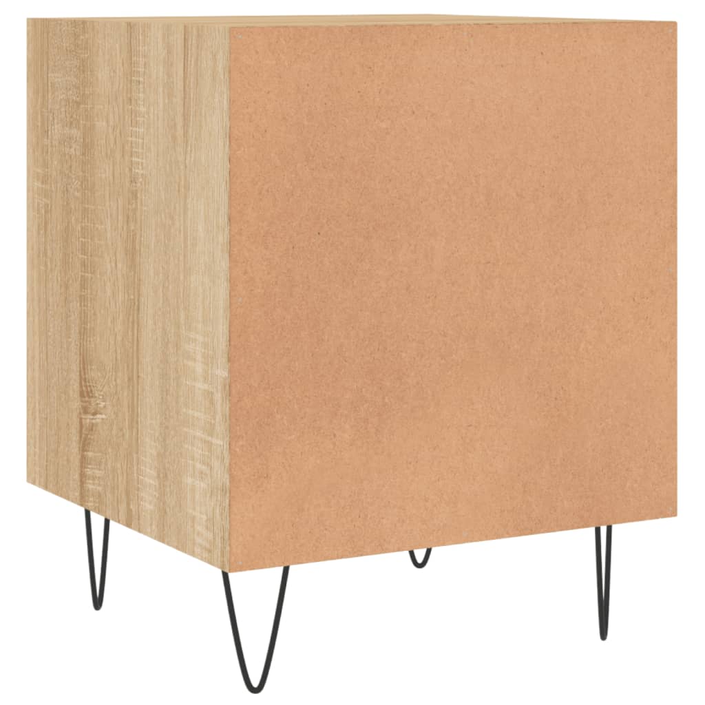 Bedside Cabinets 2 pcs Sonoma Oak 40x40x50 cm Engineered Wood