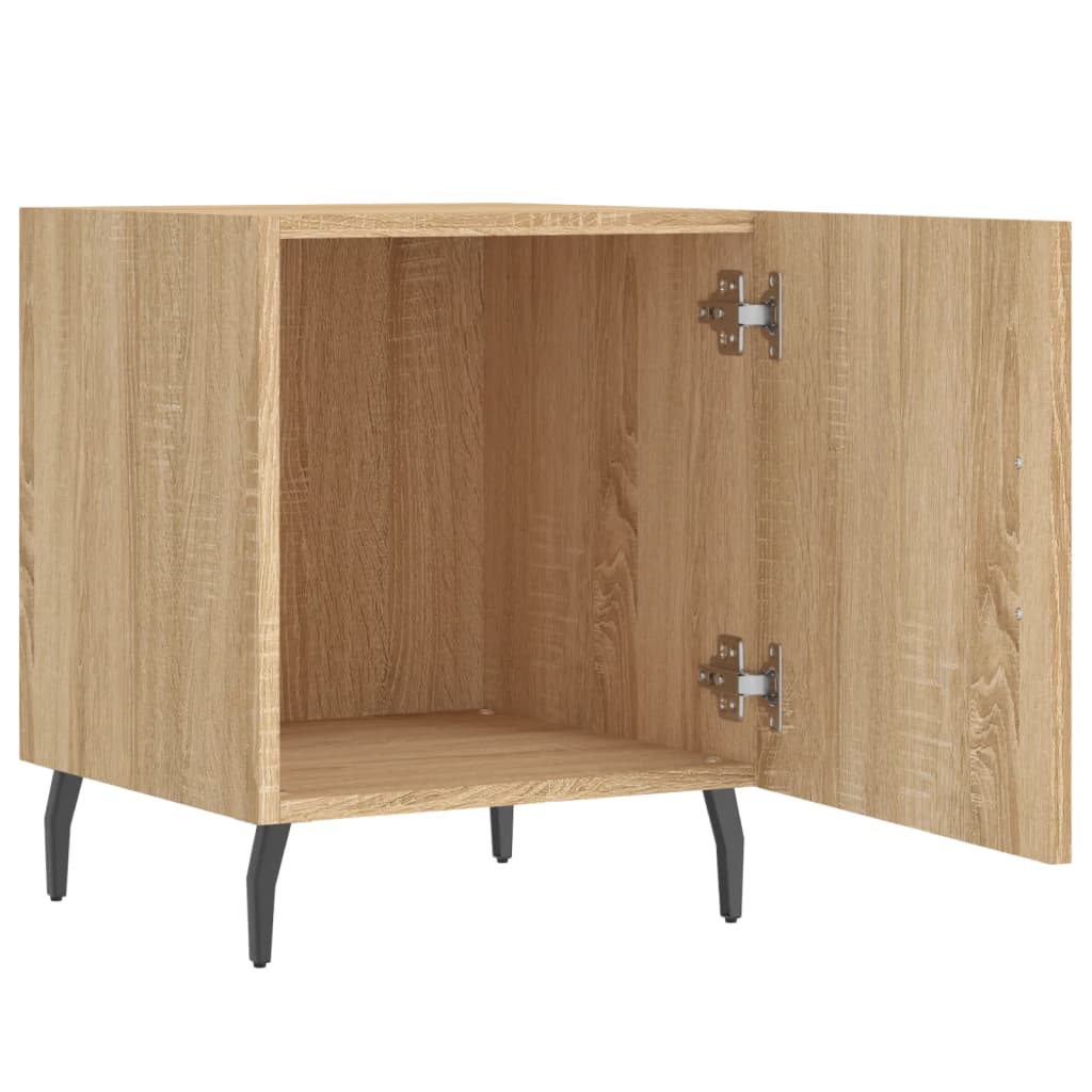 Bedside Cabinets 2 pcs Sonoma Oak 40x40x50 cm Engineered Wood