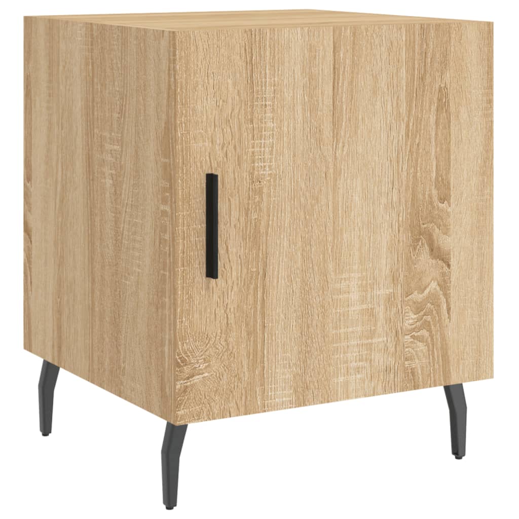 Bedside Cabinets 2 pcs Sonoma Oak 40x40x50 cm Engineered Wood