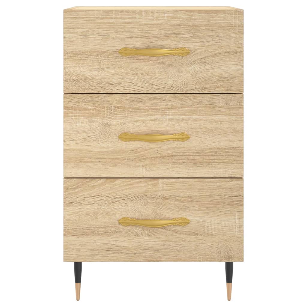 Bedside Cabinet Sonoma Oak 40x40x66 cm Engineered Wood