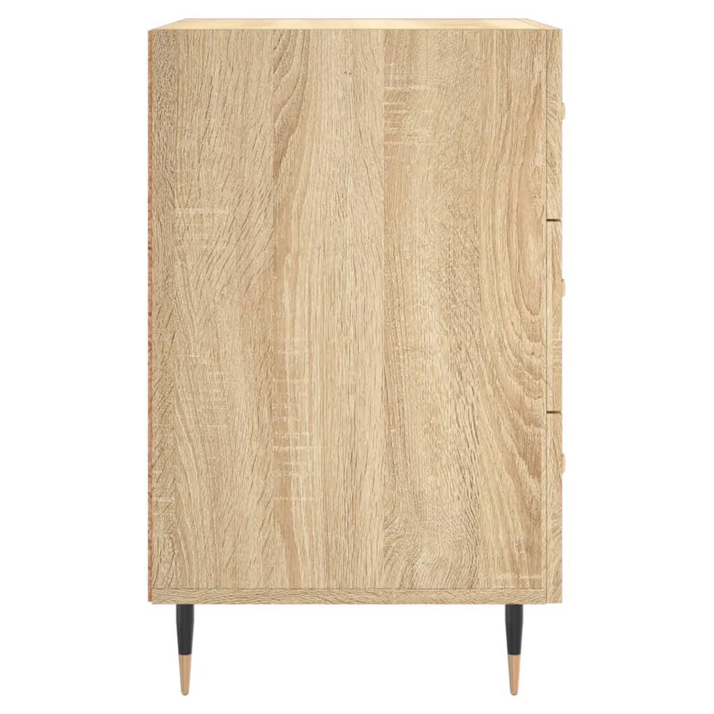 Bedside Cabinet Sonoma Oak 40x40x66 cm Engineered Wood