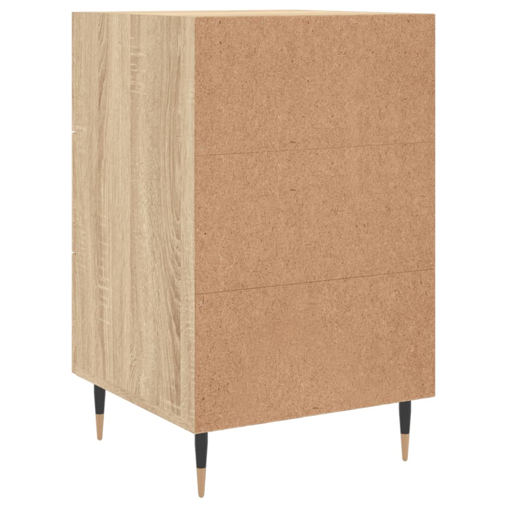 Bedside Cabinet Sonoma Oak 40x40x66 cm Engineered Wood