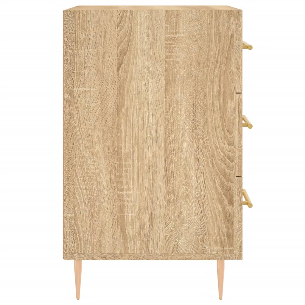 Bedside Cabinet Sonoma Oak 40x40x66 cm Engineered Wood
