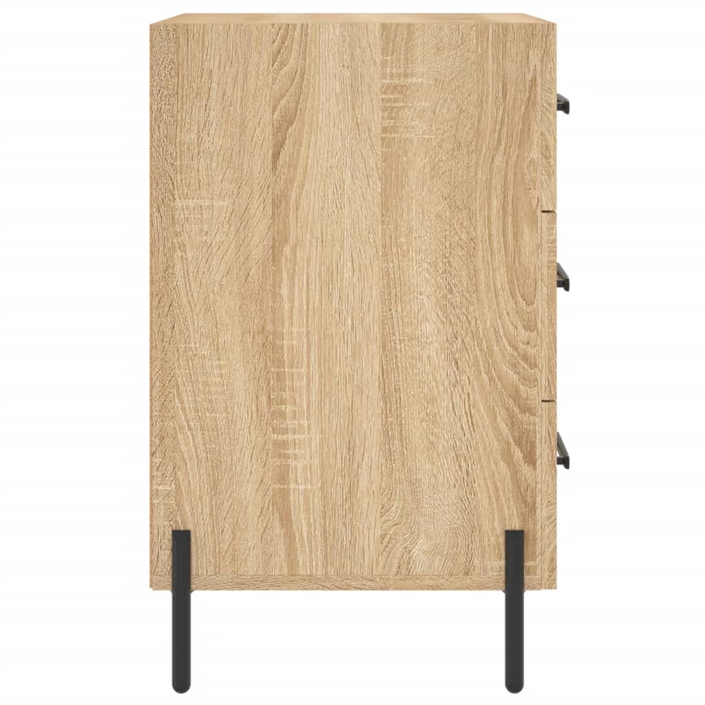 Bedside Cabinet Sonoma Oak 40x40x66 cm Engineered Wood