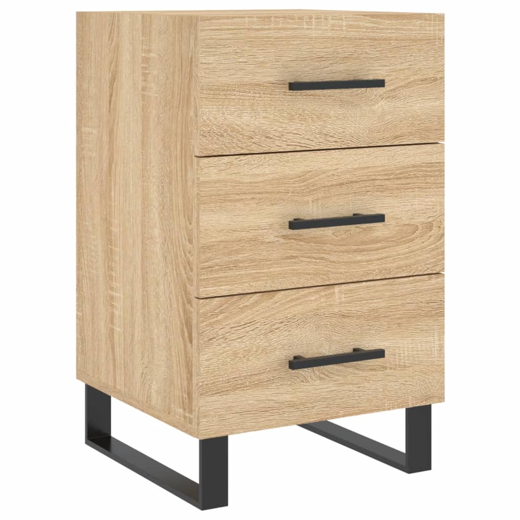 Bedside Cabinet Sonoma Oak 40x40x66 cm Engineered Wood