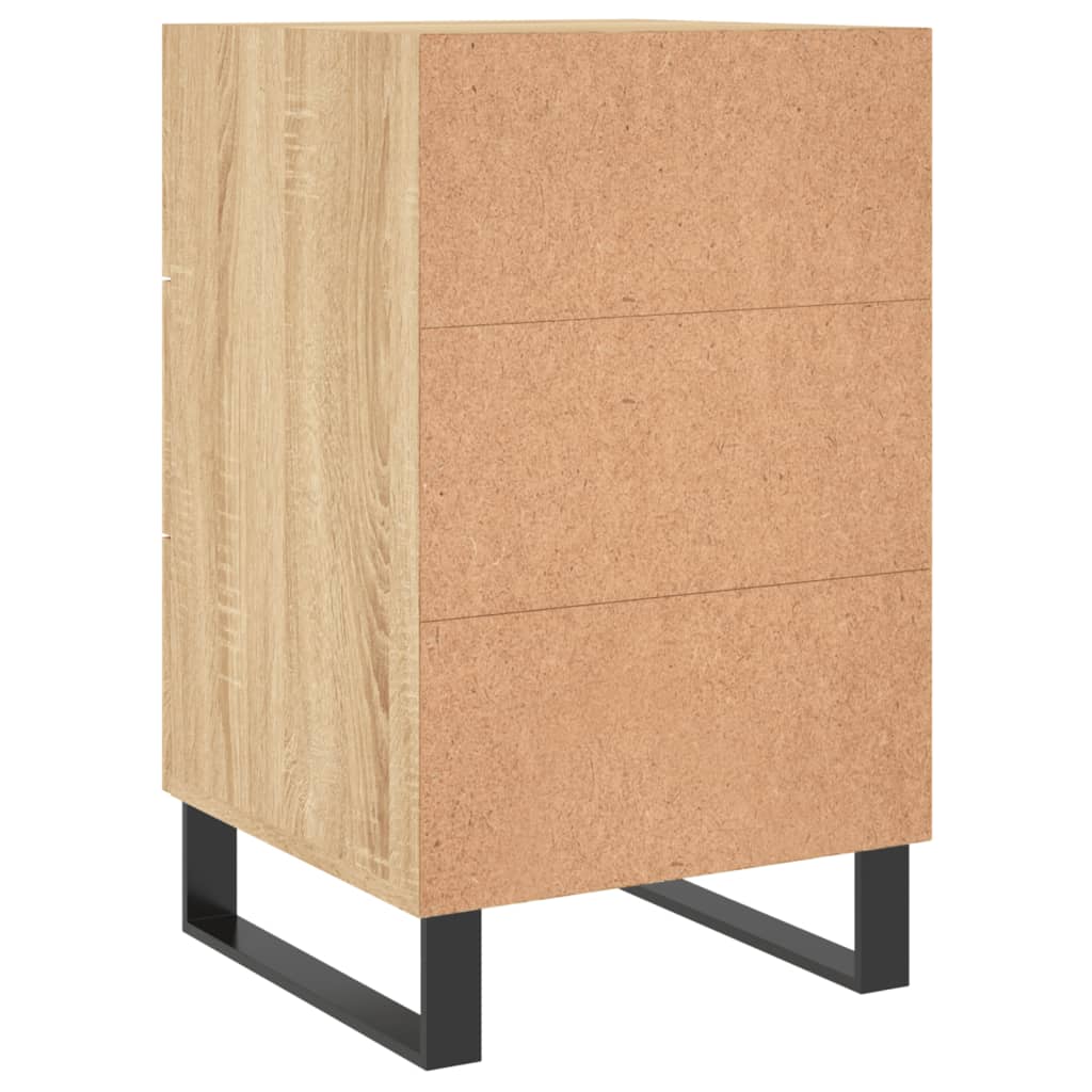 Bedside Cabinet Sonoma Oak 40x40x66 cm Engineered Wood