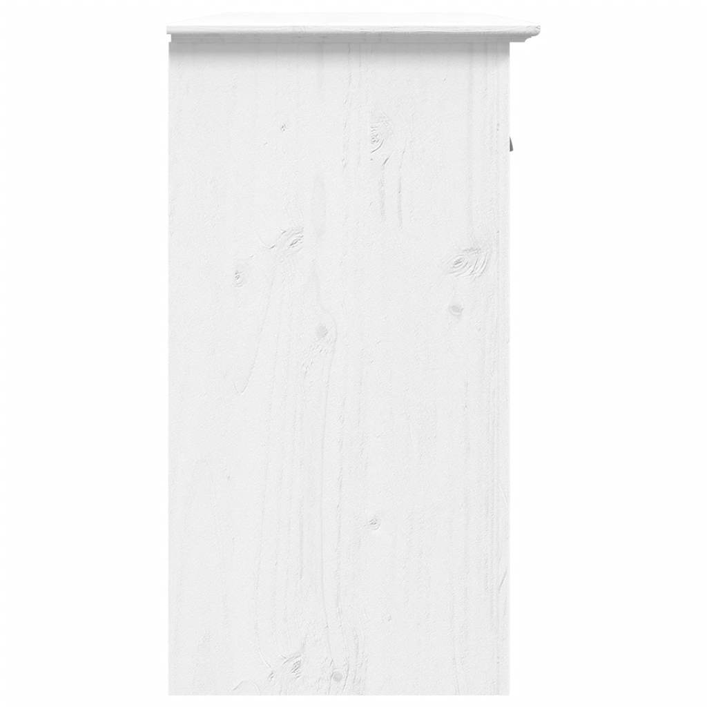 Sideboard BODO White 115x43x79.5 cm Solid Wood Pine