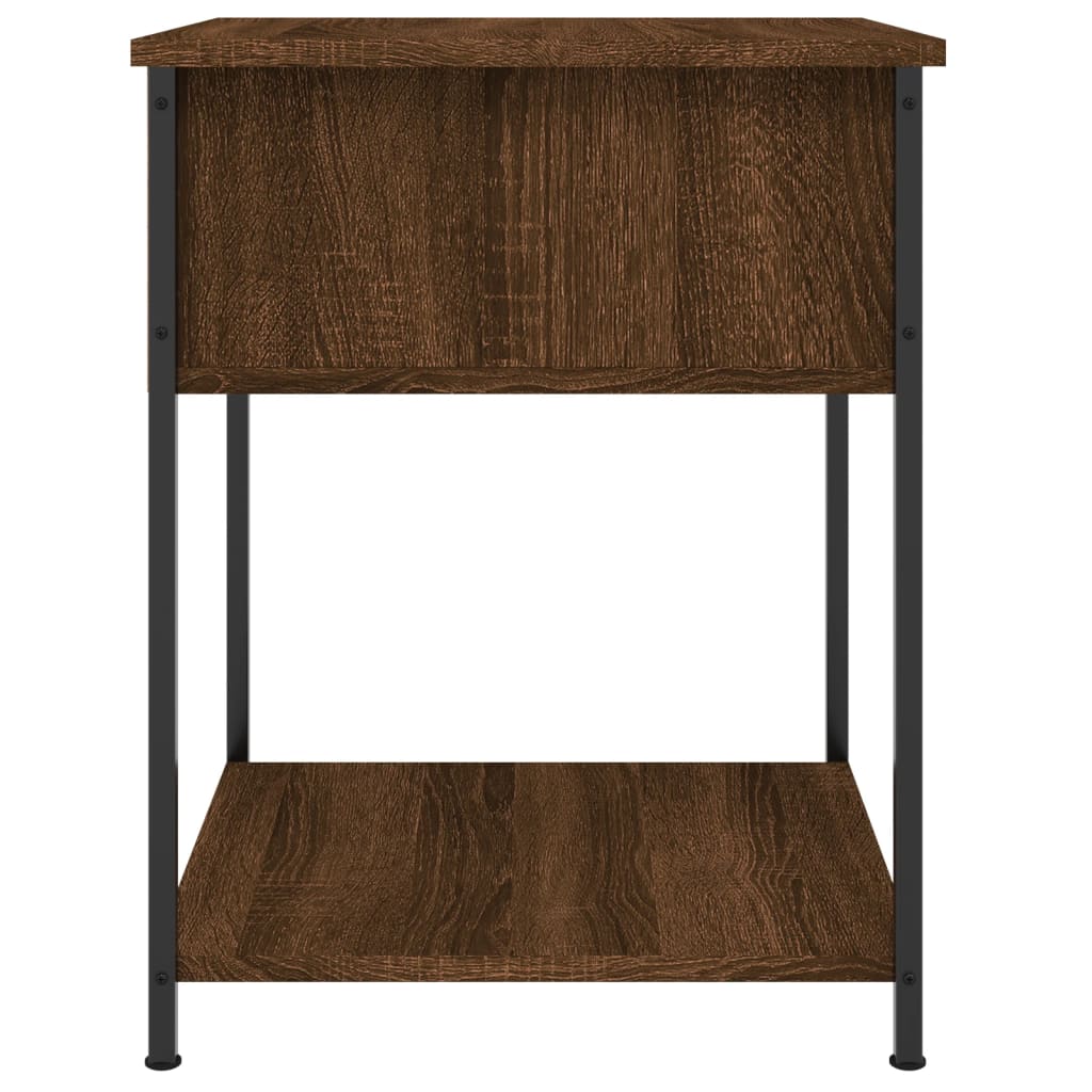 Bedside Tables 2 pcs Brown Oak 44x45x58 cm Engineered Wood