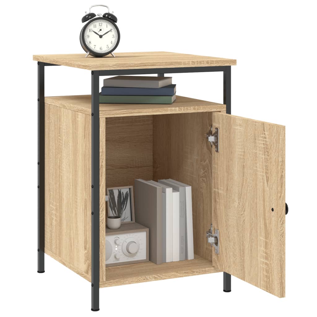 Bedside Cabinet Sonoma Oak 40x42x60 cm Engineered Wood