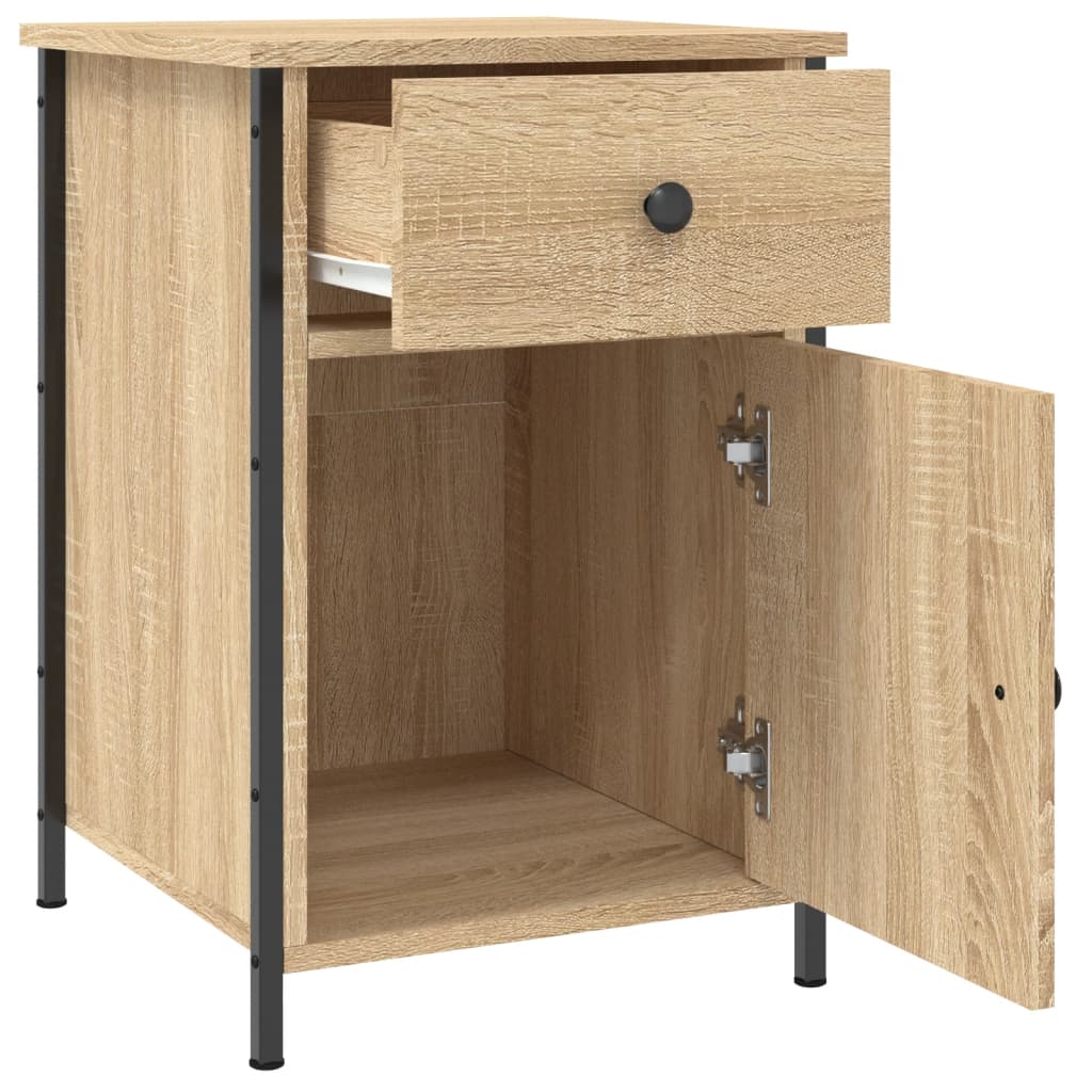 Bedside Cabinet Sonoma Oak 40x42x60 cm Engineered Wood
