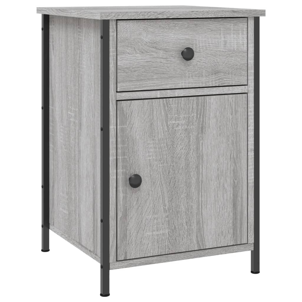 Bedside Cabinet Grey Sonoma 40x42x60 cm Engineered Wood