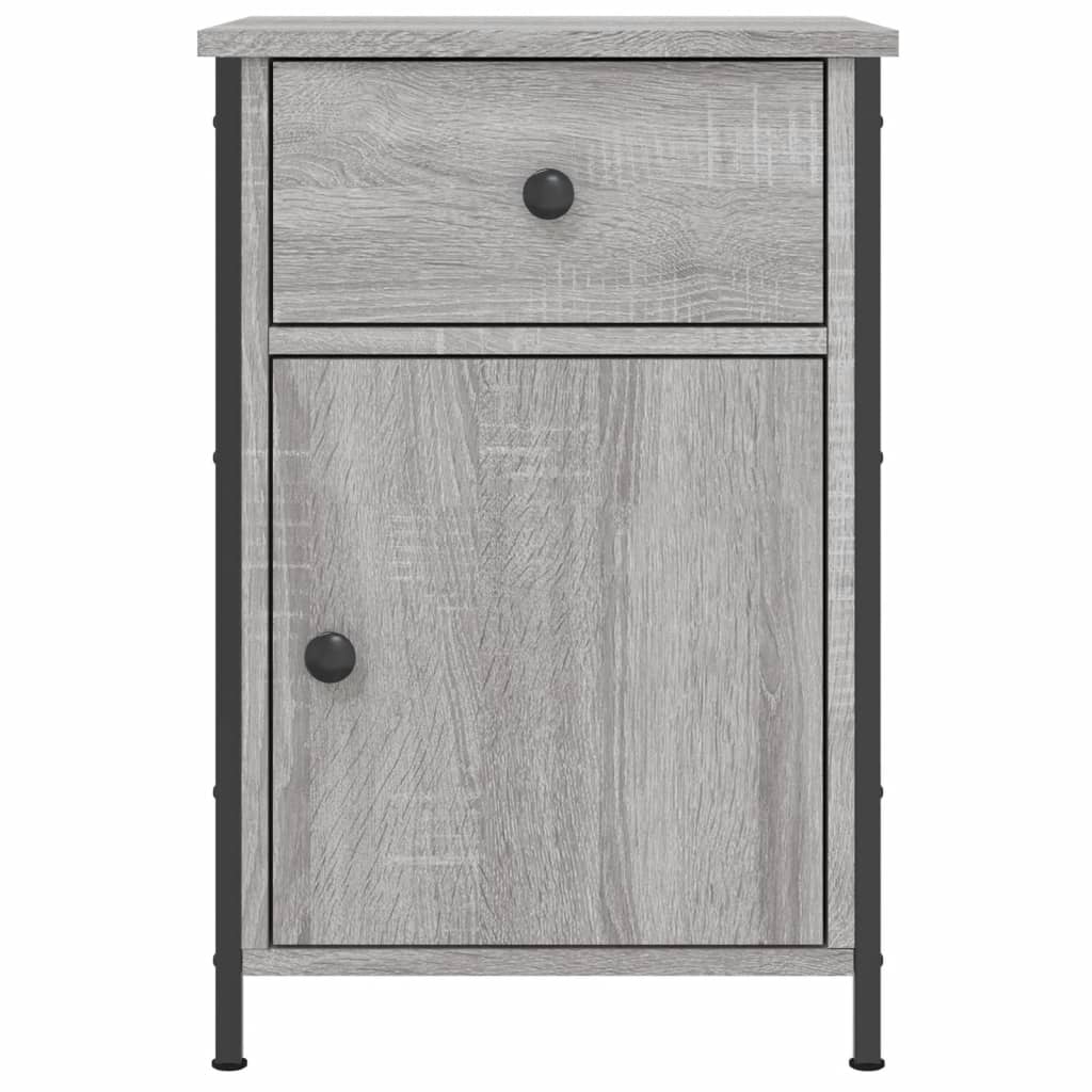 Bedside Cabinet Grey Sonoma 40x42x60 cm Engineered Wood