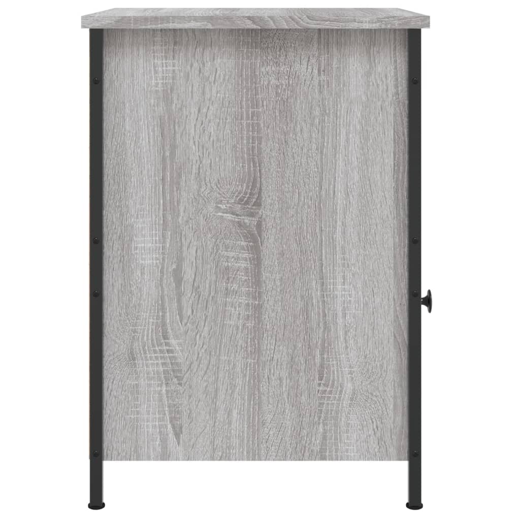 Bedside Cabinet Grey Sonoma 40x42x60 cm Engineered Wood