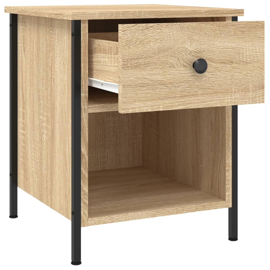 Bedside Cabinets 2 pcs Sonoma Oak 40x42x50 cm Engineered Wood