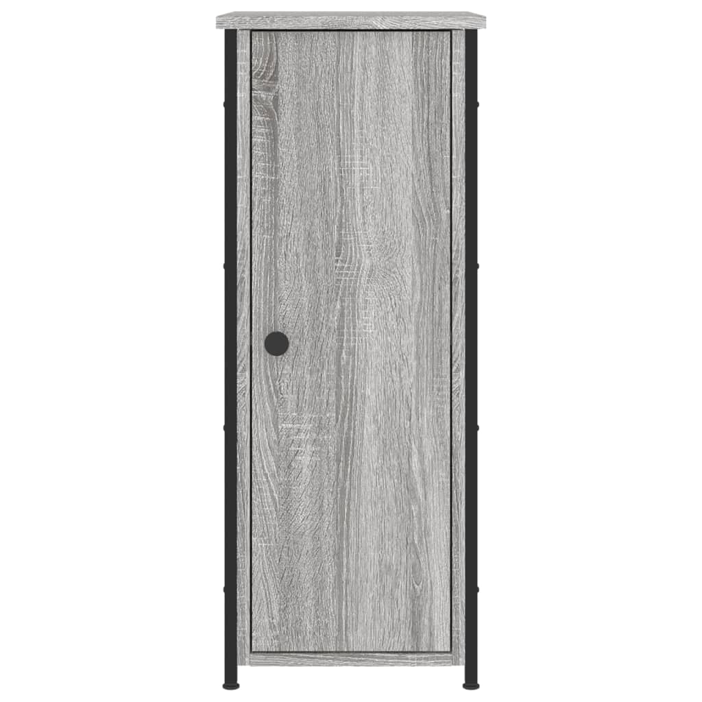 Bedside Cabinet Grey Sonoma 32x42x80 cm Engineered Wood