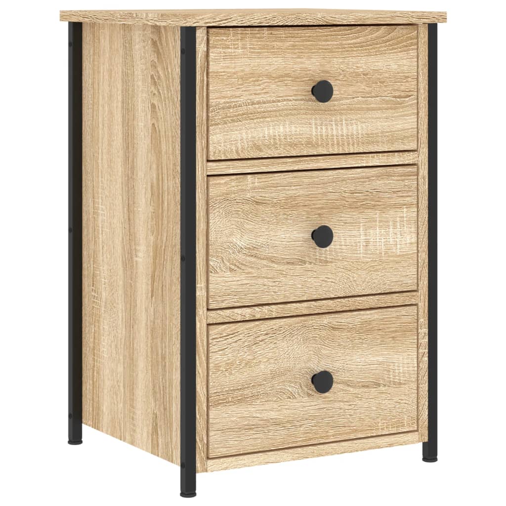 Bedside Cabinet Sonoma Oak 40x36x60 cm Engineered Wood
