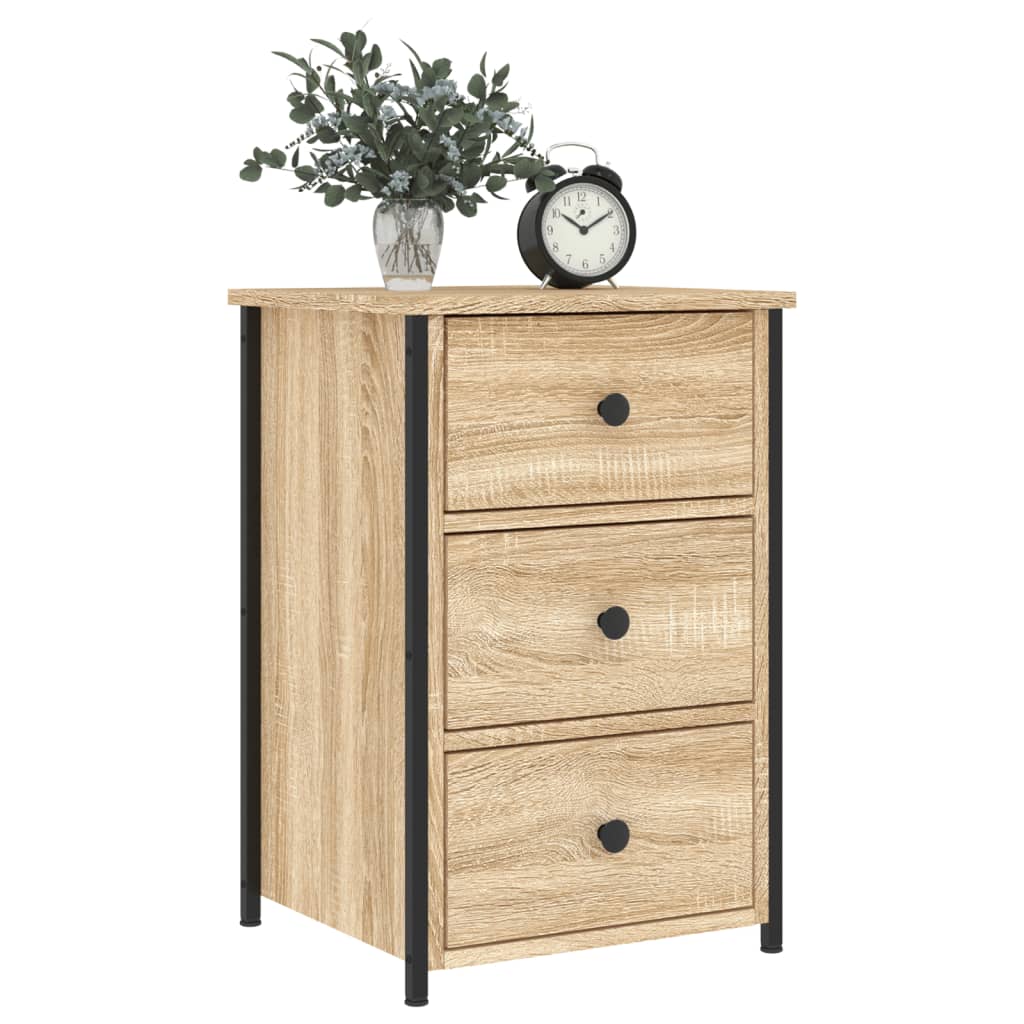 Bedside Cabinet Sonoma Oak 40x36x60 cm Engineered Wood