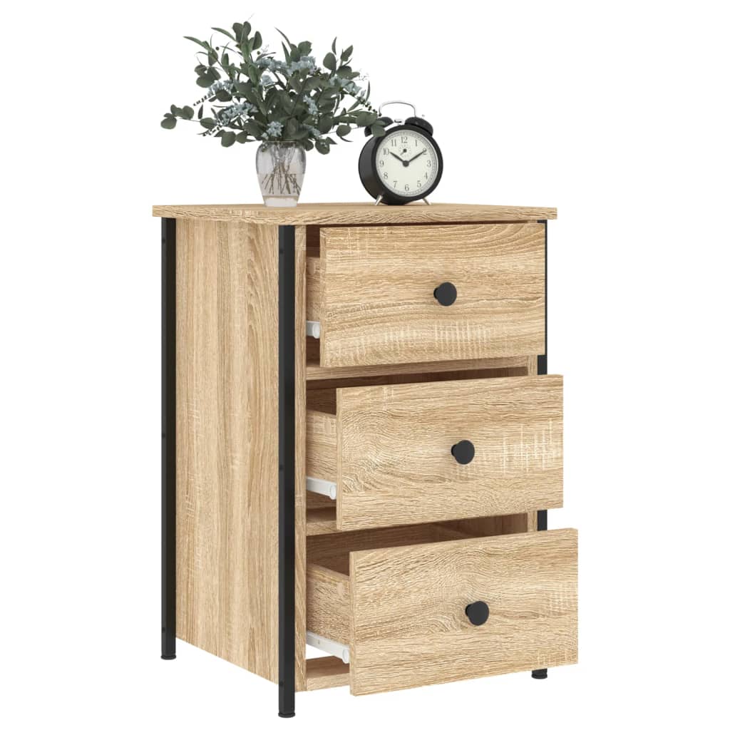 Bedside Cabinet Sonoma Oak 40x36x60 cm Engineered Wood