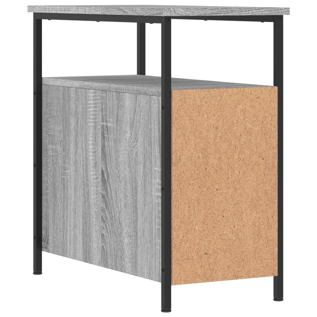 Bedside Cabinet Grey Sonoma 30x60x60 cm Engineered Wood