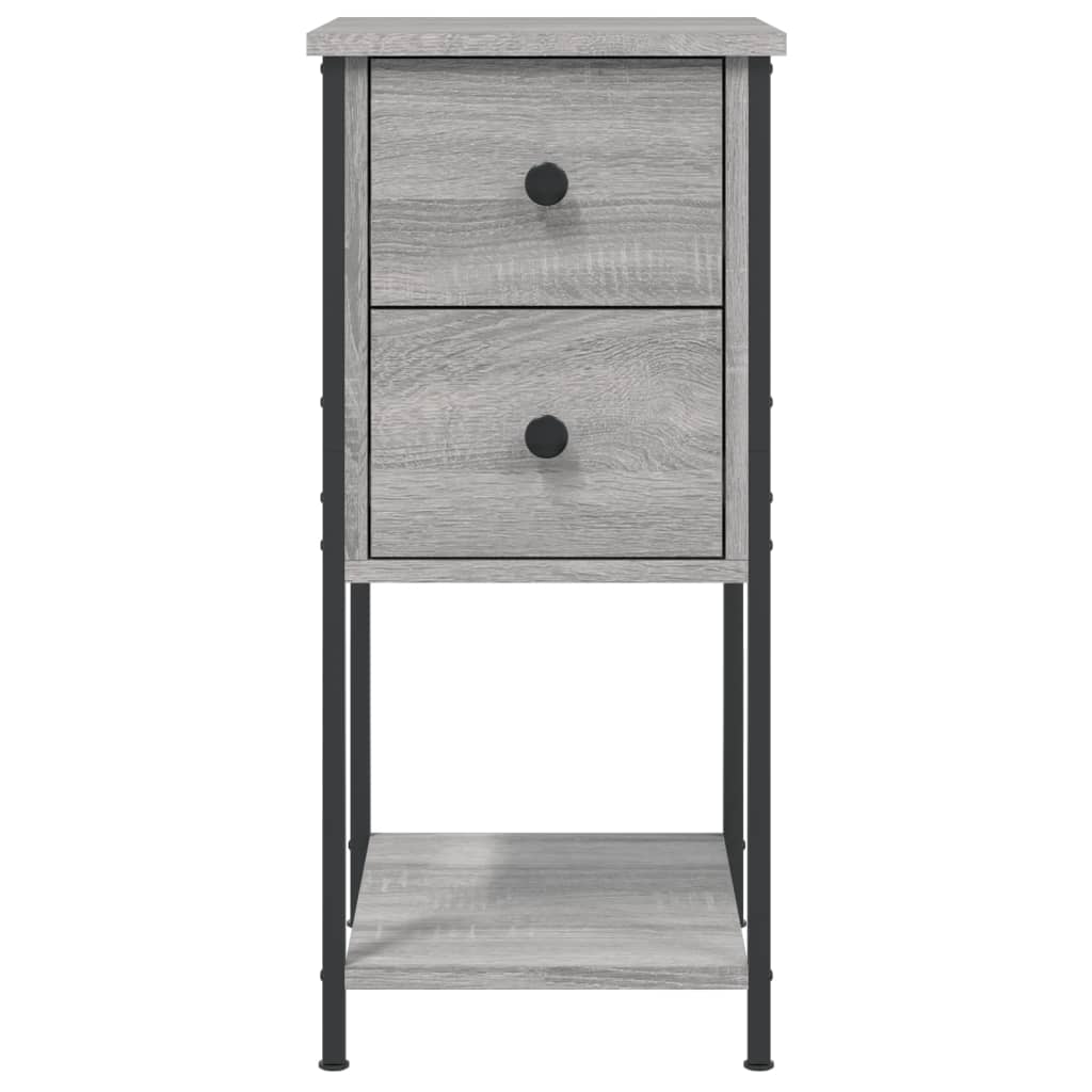 Bedside Cabinets 2 pcs Grey Sonoma 32x42x70 cm Engineered Wood