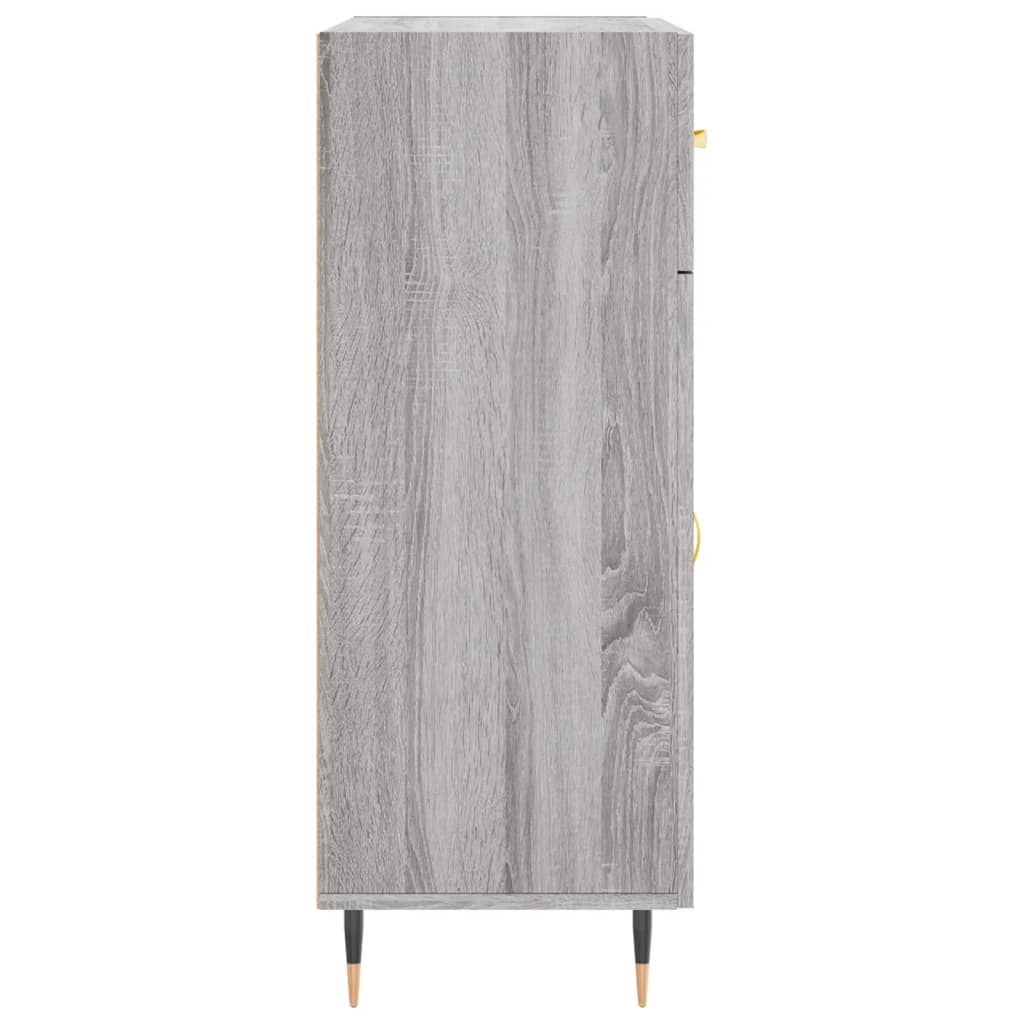 Sideboard Grey Sonoma 69.5x34x90 cm Engineered Wood