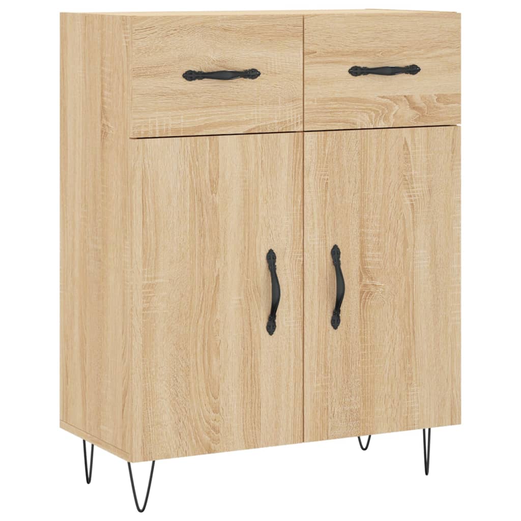 Sideboard Sonoma Oak 69.5x34x90 cm Engineered Wood