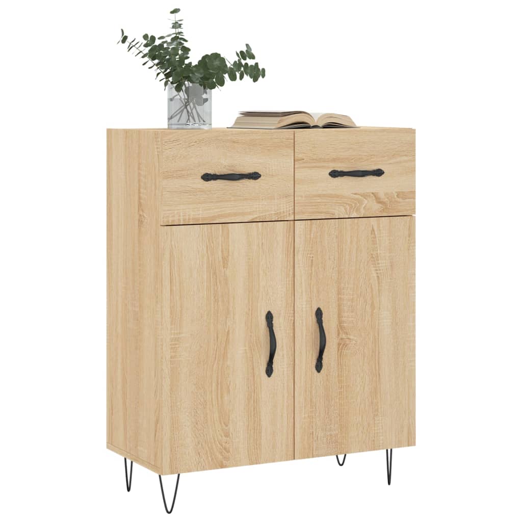 Sideboard Sonoma Oak 69.5x34x90 cm Engineered Wood