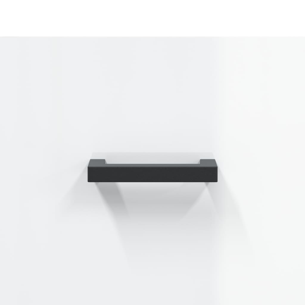 Sideboard High Gloss White 69.5x34x90 cm Engineered Wood