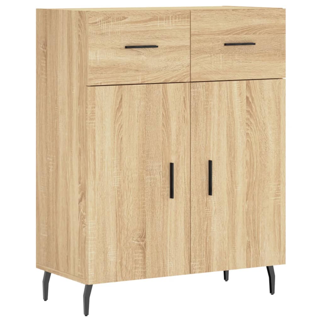 Sideboard Sonoma Oak 69.5x34x90 cm Engineered Wood