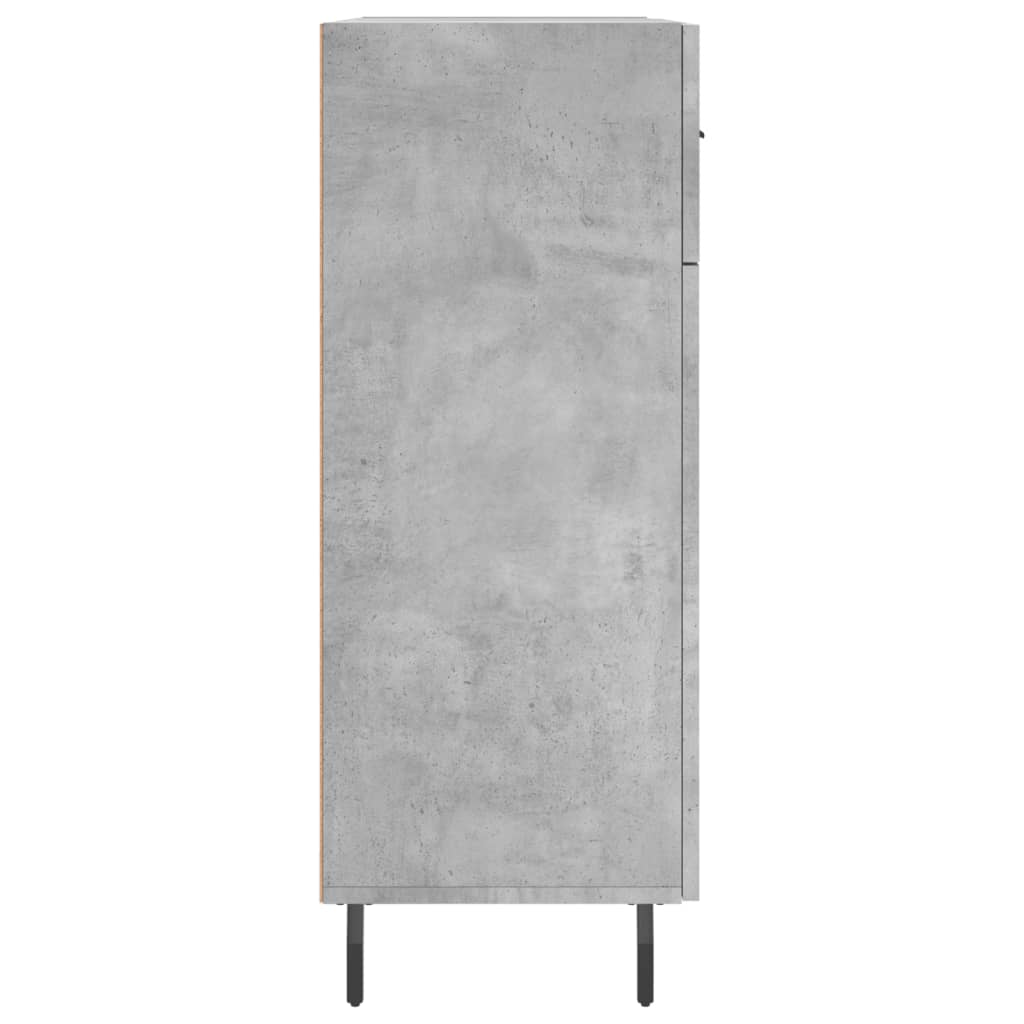 Sideboard Concrete Grey 69.5x34x90 cm Engineered Wood