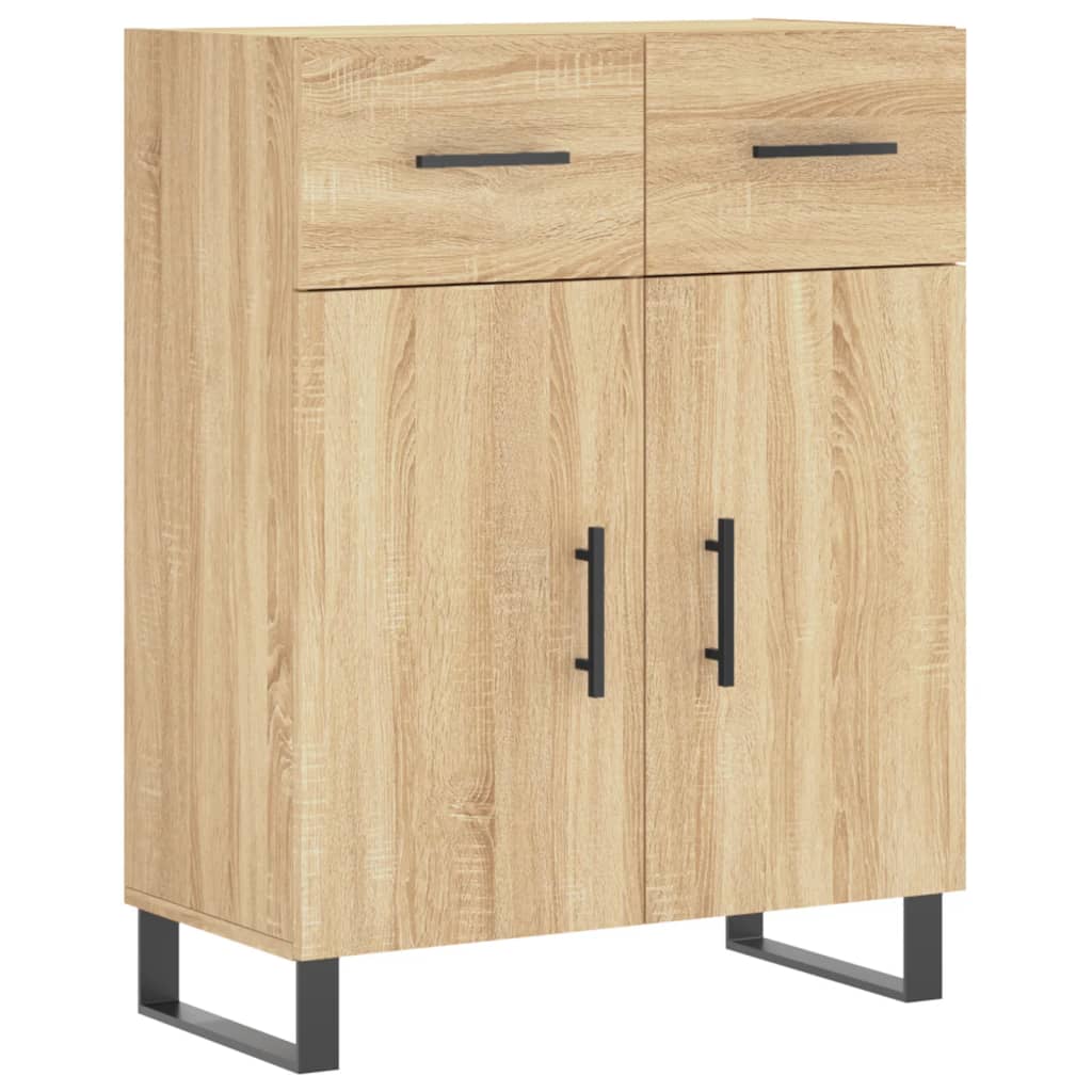 Sideboard Sonoma Oak 69.5x34x90 cm Engineered Wood