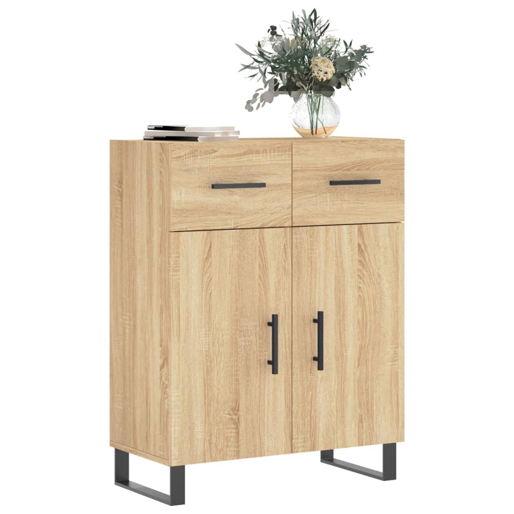 Sideboard Sonoma Oak 69.5x34x90 cm Engineered Wood